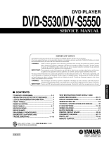 Yamaha DVDS-530 - Service Manual 